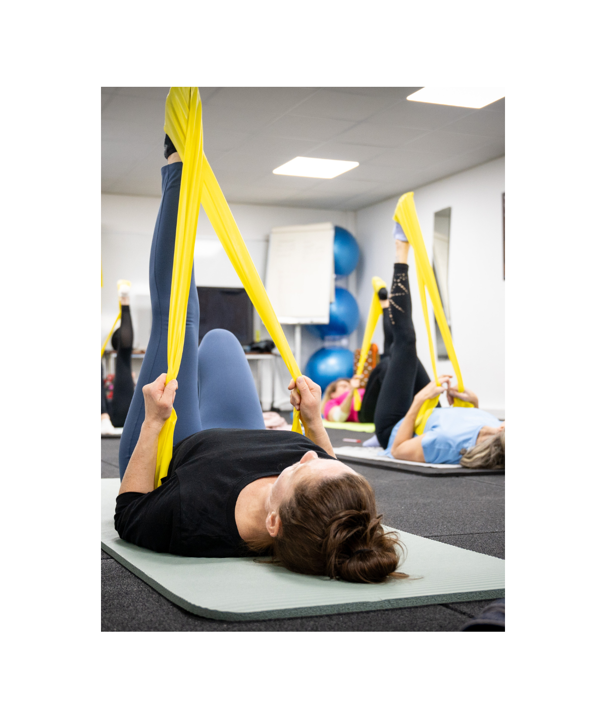 Pilates Professionnels Coach sportif Danseurs Pilates élastique Pilates ballon ballon paille